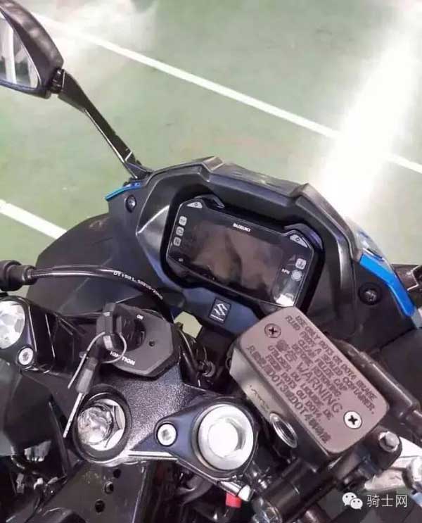 suzuki gixxer 250 spied instrument cluster