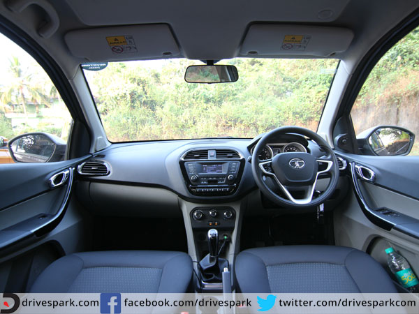 tata tiago interior overview