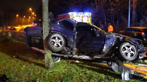 bmw germany car wreck