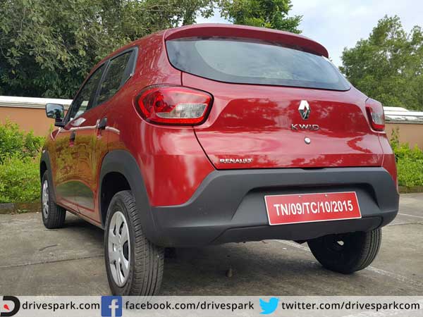 renault kwid rear