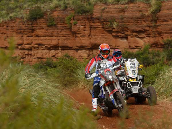 dakar rally 2016 stage 2 update bike and quad