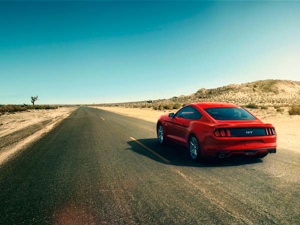 ford mustang gt india rear profile