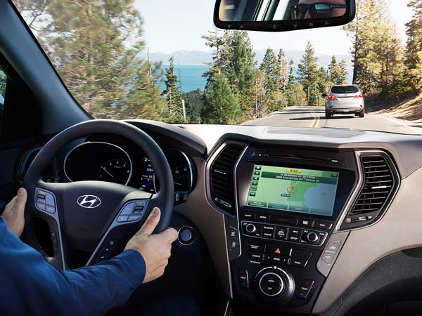 hyundai santa fe infotainmet system