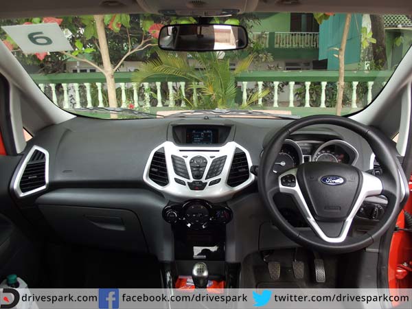 ford ecosport interior