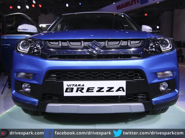 maruti vitara brezza front