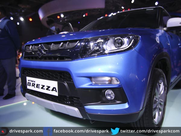 maruti vitara brezza front three quarter 