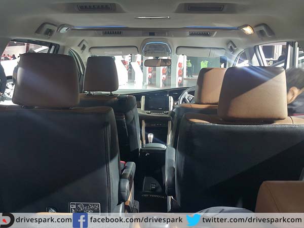toyota innova crysta interior