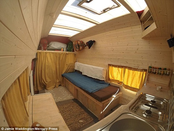 Former Soldier Transforms Old Van Into His New House; But Why? 