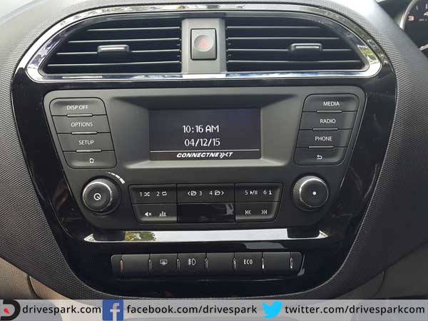 tata tiago variants infotainment system