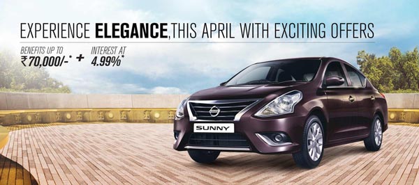 nissan sunny offer