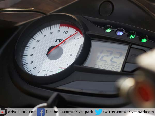 new tvs victor 2016 instrument cluster