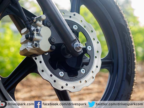 new tvs victor 2016 front disc brake