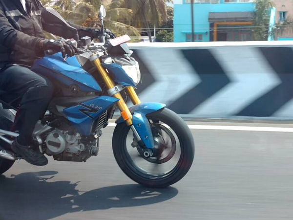 bmw g 310 r on indian roads