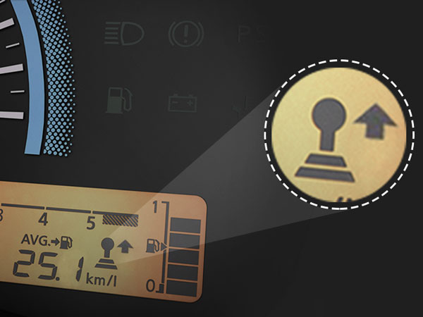 datsun redi-go shift indicator