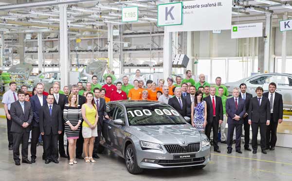 skoda superb one million