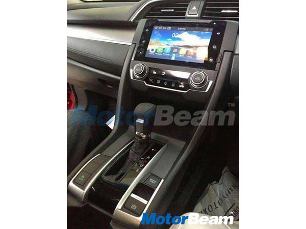 honda civic spy shot interior