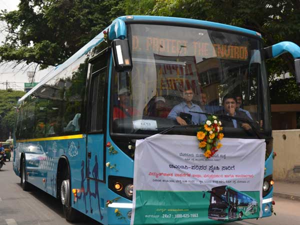 hybrid volvo bmtc bus