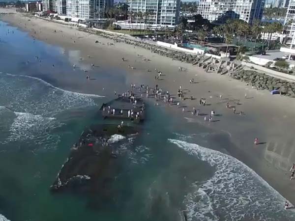 Sunk Gambling Ship Owned By Mobsters Reappears After 80 Years