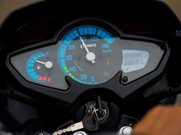 hero splendor ismart 110 meter console