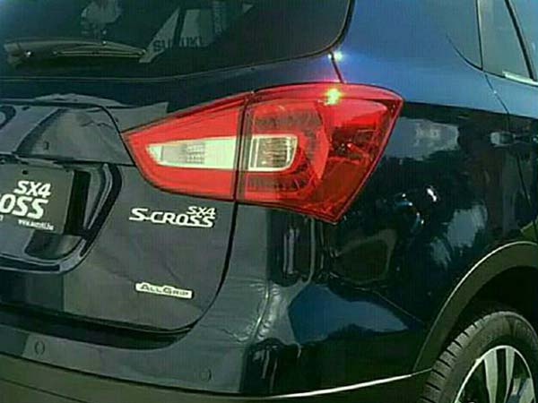maruti suzuki s-cross facelift taillamps