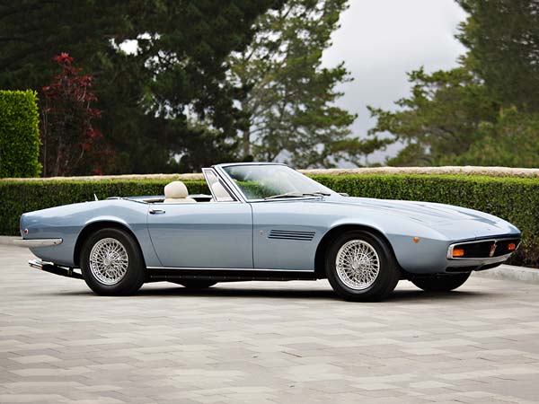 8(tie) 1971 Maserati Ghibli 4.9 SS Spider