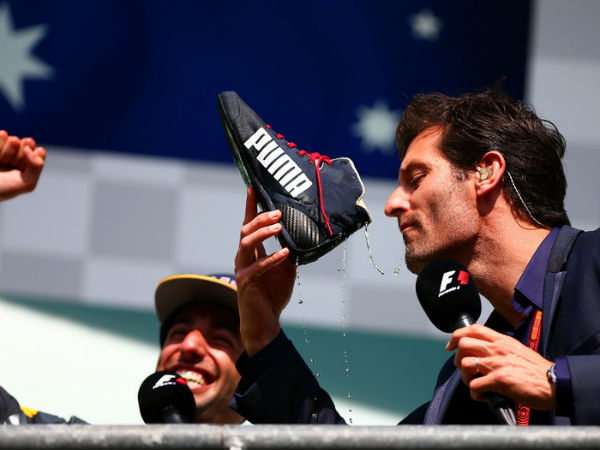 mark webber shoey
