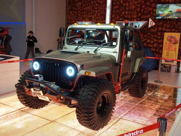 mahindra thar daybreak edition left profile