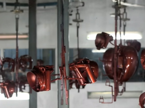 royal enfield paint booth