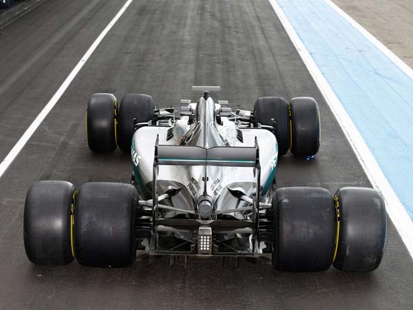 Mercedes Tests Wider 2017 Formula One Spec Tyres