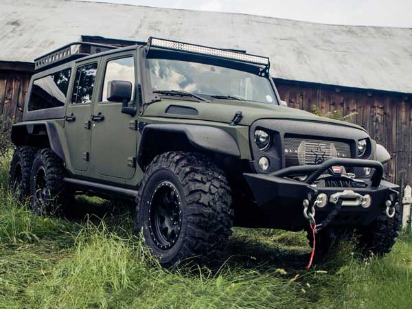  Finally A 6x6 Version Of Jeep Wrangler Lands In China