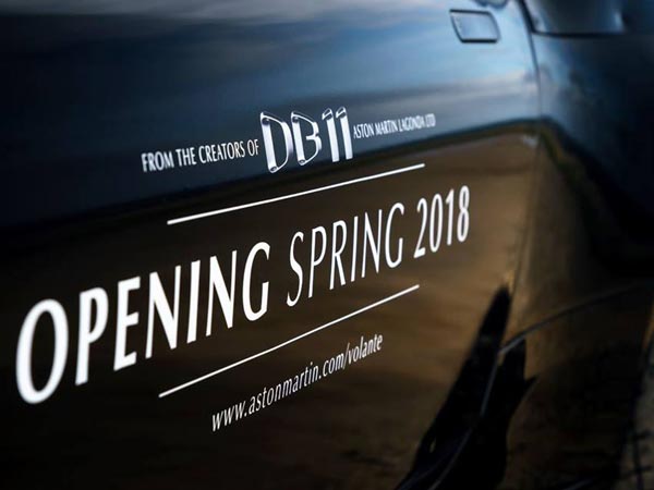Aston Martin to Launch DB11 Volante Before Spring 2018