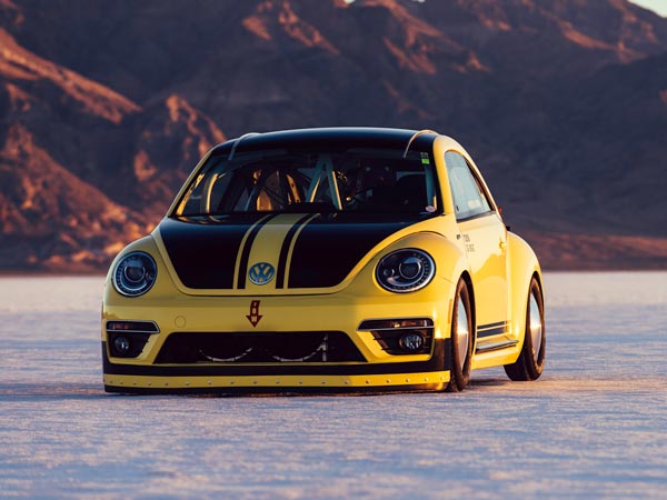 Now A Volkswagen Beetle Holds A Record At The Bonneville Salt Flats