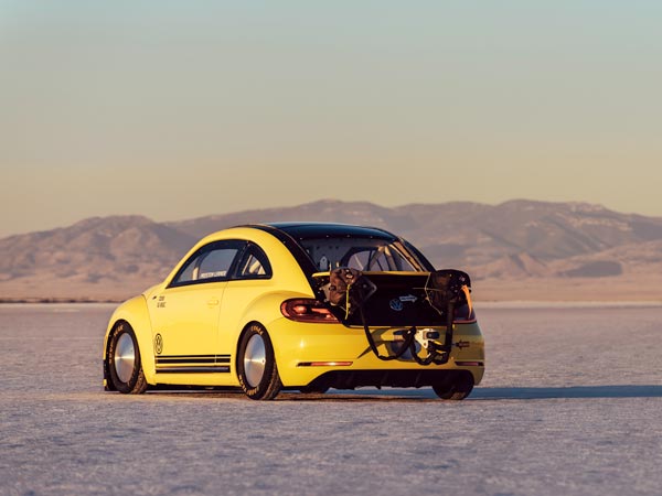 Now A Volkswagen Beetle Holds A Record At The Bonneville Salt Flats