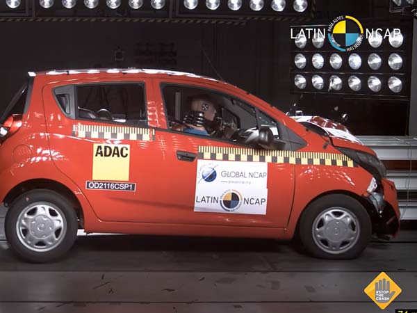 ‘Made-in-India’ Chevrolet Beat Fails Latin NCAP Crash Test