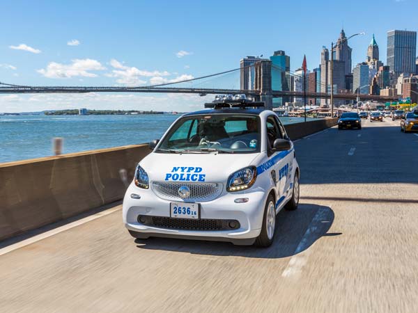 NYPD Orders 250 Smart ForTwo Patrol Cars