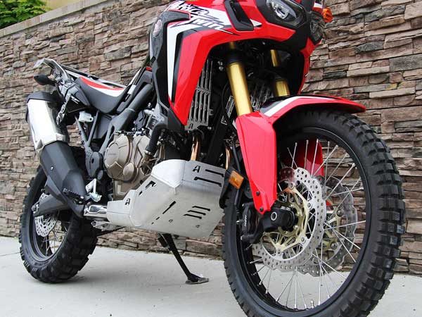 India Bound Honda Africa Twin With AltRider Skid Plate Looks Solid
