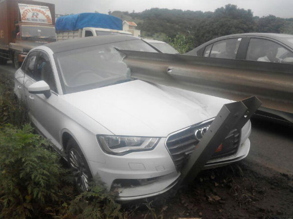 Audi A3 Horrifying Crash On Mumbai Highway