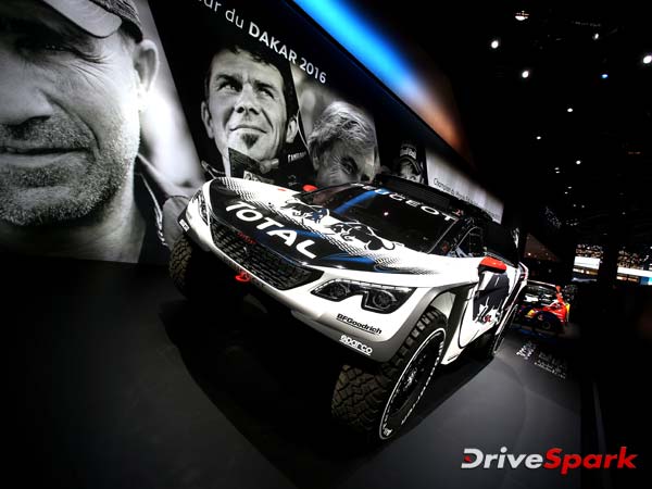 2016 Paris Motor Show: Peugeot Showcases 2017 Dakar Rally Machine