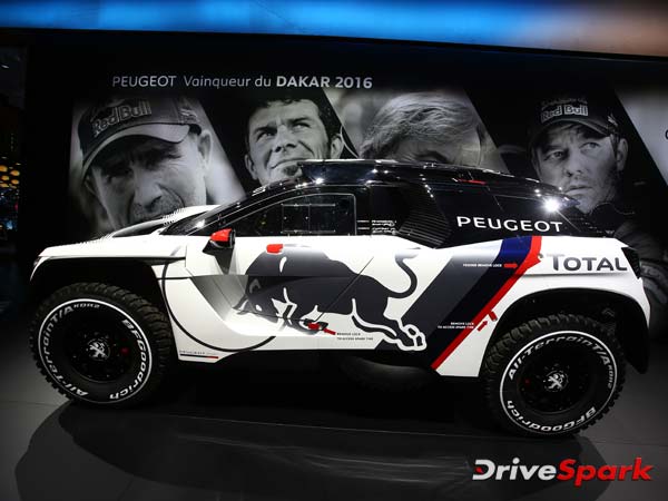 2016 Paris Motor Show: Peugeot Showcases 2017 Dakar Rally Machine