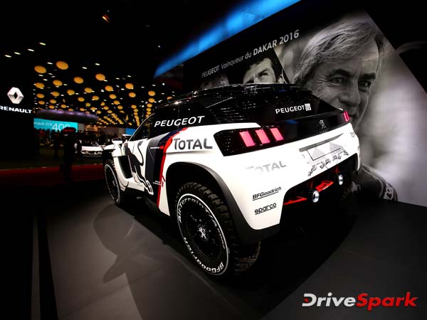 2016 Paris Motor Show: Peugeot Showcases 2017 Dakar Rally Machine