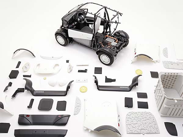 Honda Shows Off Its 3D Printed Customisable Electric Vehicle
