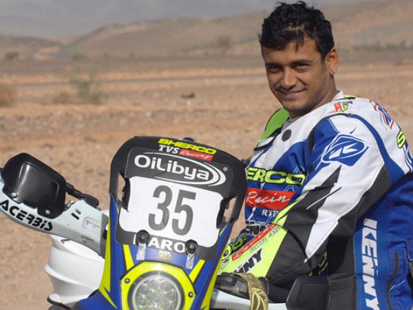 Oilibya Rally of Morocco Stage 3: TVS Sherco And KP Aravind Update