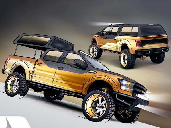 Ford Teases Heavily Modified F-150’s For SEMA 2016 Ford Teases Heavily Modified F-150’s For SEMA 2016
