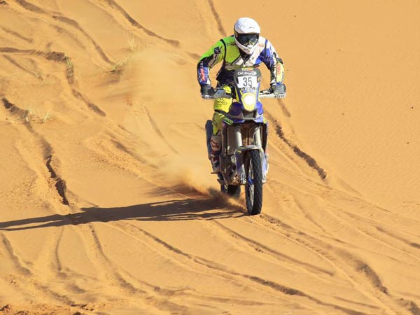 2016 Oilibya Rally Morocco Stage 4: TVS Sherco And KP Aravind Update