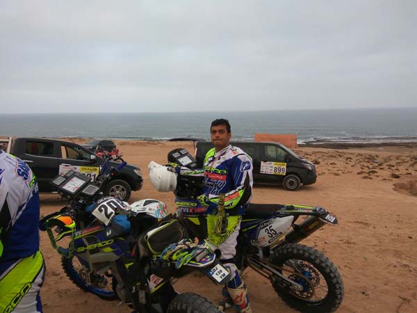 2016 Oilibya Rally Morocco — TVS Sherco’s Aravind KP Qualifies For Dakar 2017