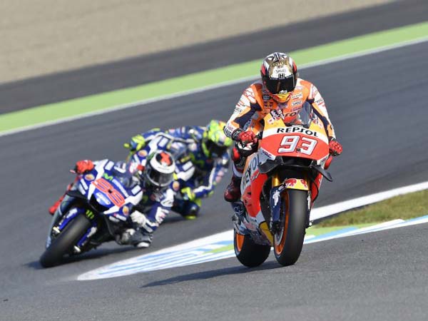 Marquez Pressurises Rossi & Lorenzo In Making Errors