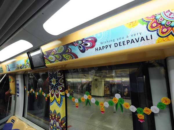 Diwali Celebrations Abroad — Singapore Gets Diwali-Themed Train!