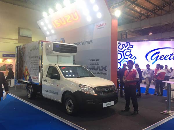 Isuzu Showcases The D-Max S-Cab And D-Max Regular Cab At The India Cold Chain Show