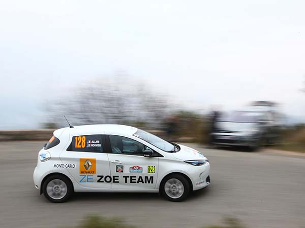 Renault ZOE Wins The 2016 e-Rallye Monte-Carlo