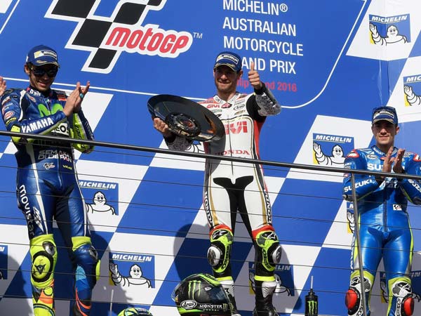 Crutchlow Wins Australian GP; Marquez Falters Again